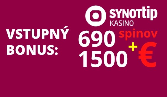 vstupný bonusy synottip kasíno slovensko