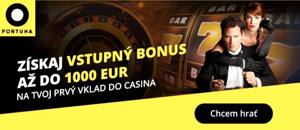 Fortuna vstupný bonus až 1000 eur