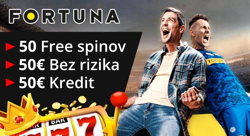 Fortuna 50€ zadarmo