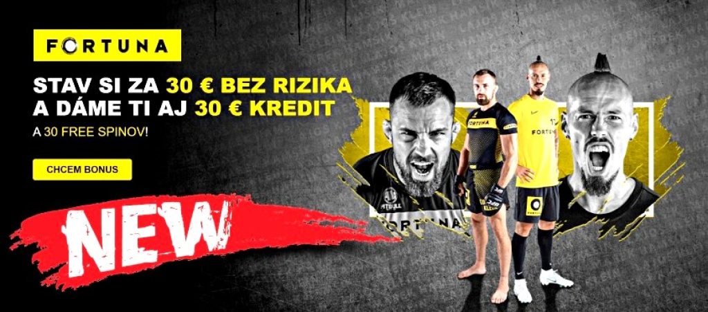 fortuna kurzy - Stav si za 30 eur bez rizika a dáme ti aj 30 e kredit
