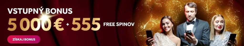 vstupný bonus doublestar 5000€ + 555 free spinov