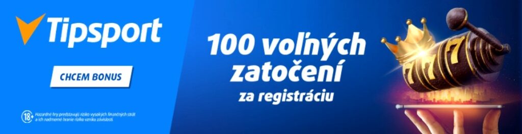 tipsport free spiny dnes ako 100 zatočení