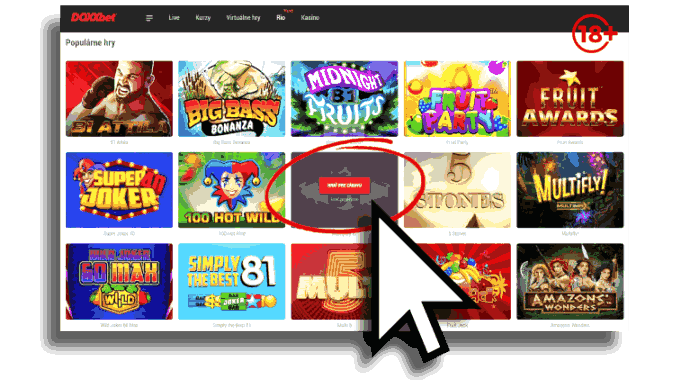 návod, ako hrať doxxbet casino automaty zadarmo a kam kliknúť