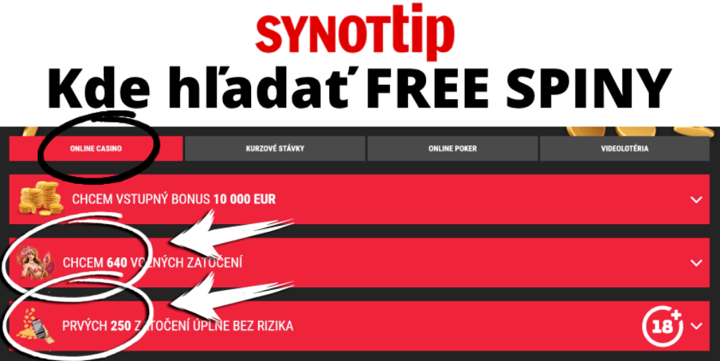 Kde hľadať synottip casino free spiny