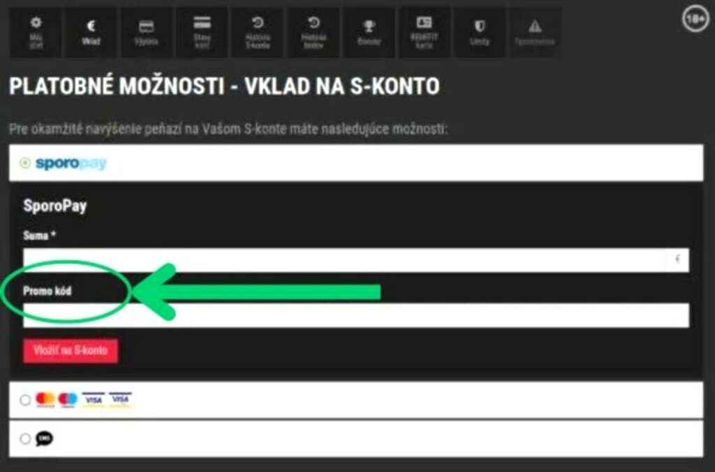 promo kod free spiny dnes synottip
