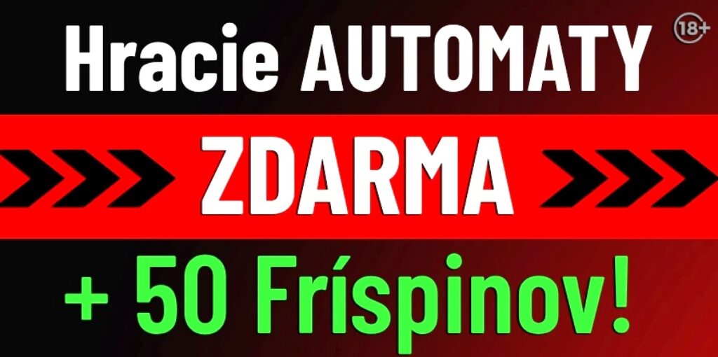 hracie automaty zdarma + 50 fríspinov pre zábavu