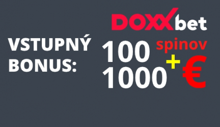 DOXXbet Kasíno Vstupný Bonus | 1000€+100